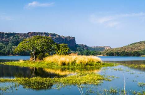 Raj Baug Lake at Ranthambore