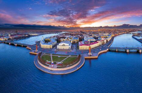 Panoramic view of St. Petersburg