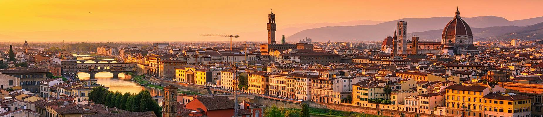 A panoramic view of Florence