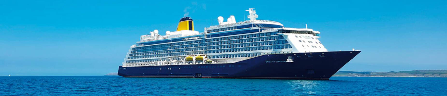 Spirit of Discovery at sea