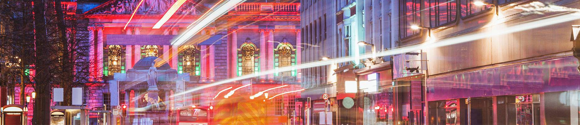 Illuminated Belfast City Hall