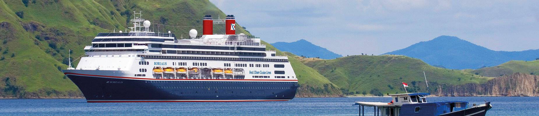 Borealis docked in Komodo Island
