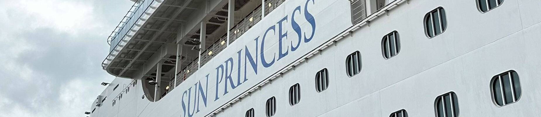 Sun Princess docked in Southampton