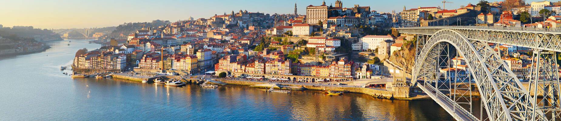 Panoramic image of Douro River