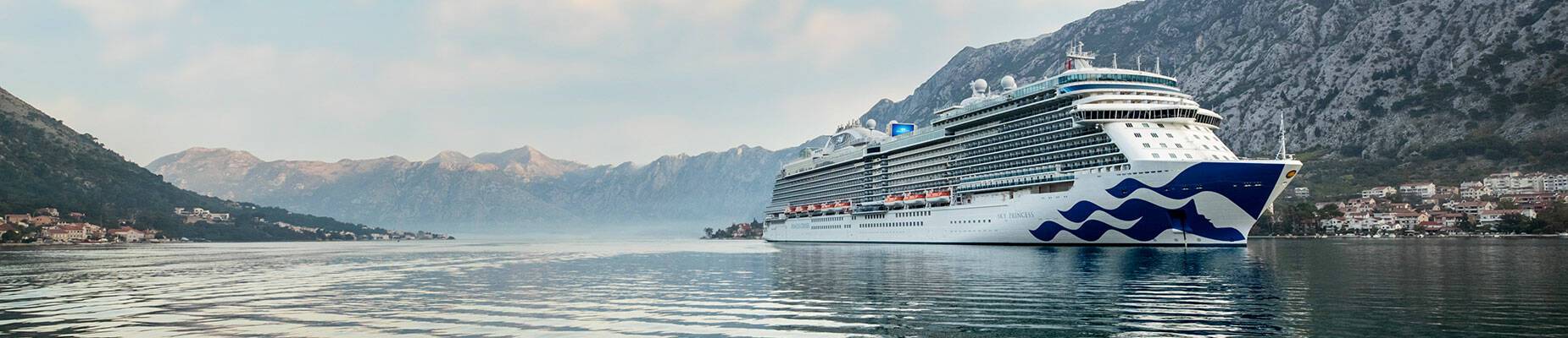 Sky Princess docked in Norway