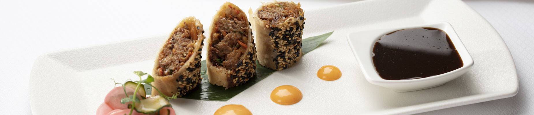 A meal in Pacific Rim aboard Regent Seven Seas Cruises