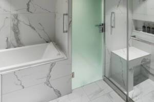 Master bathroom, Celebrity Edge Villa Suite