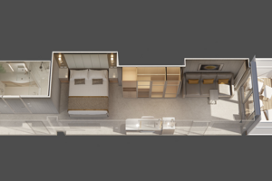 Mini Suite Floorplan, Star Princess, Princess Cruises