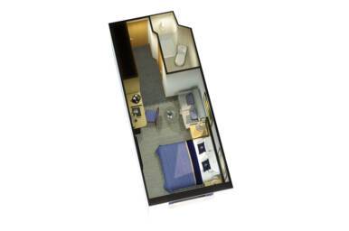 Britannia Oceanview Floor Plan, Queen Elizabeth, Cunard