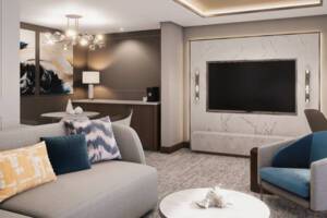 Signature Suite, Living Area, Silver Endeavour