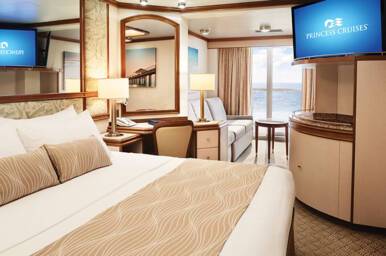 Family Suite, Emerald Princess, Princess Cruises - Image based on a Mini-Suite configuration may differ