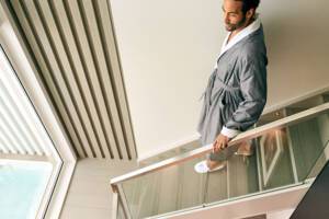 Staircase on Edge Villa, Celebrity Beyond