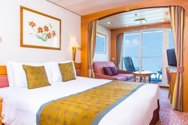 Deluxe Balcony Bedroom, Aurora, P&O Cruises