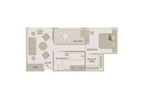 Royal Owner's Suite, Floor Plan, Scenic Jade