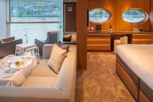 Living Area, Royal Panorama Suite (RP), Scenic Jasper