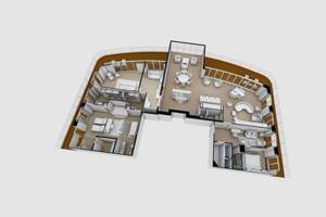 Regent Suite Floor Plan, Seven Seas Explorer