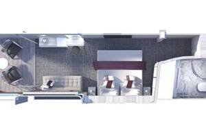 AquaClass floor plan, Celebrity Edge