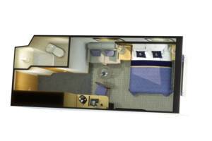 Britannia Oceanview (Obstructed View) Floor Plan, Queen Victoria, Cunard