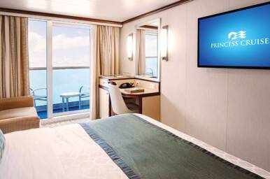 Premium Deluxe Balcony (DC), Royal Princess, Princess Cruises