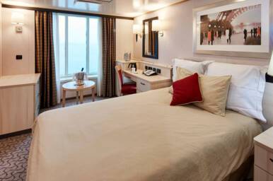 Britannia Single Oceanview Bedroom, Queen Elizabeth, Cunard