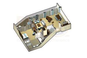 Penthouse Suite Floor Plan, Celebrity Eclipse