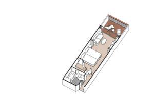 Concierge Suite Floor Plan, Seven Seas Mariner, Regent Seven Seas