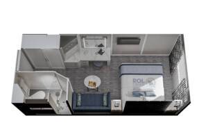 Deluxe Ocean View Stateroom, Floor Plan, Insignia, Oceania Cruises