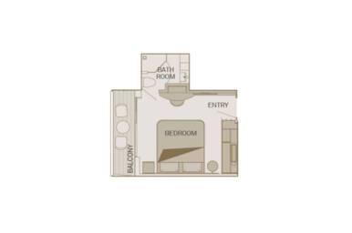 Private Deluxe Balcony Suite, BD, Floorplan