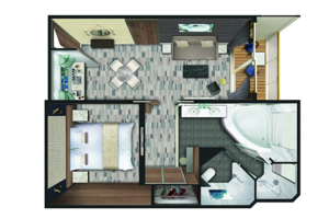 Penthouse Floorplan, Norwegian Spirit