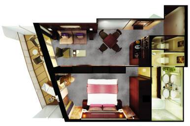 The Haven Penthouse floor plan, Norwegian Escape