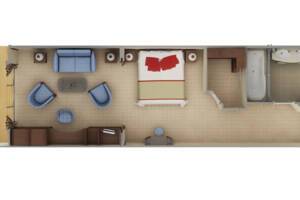 Deluxe Veranda Suite Floorplan