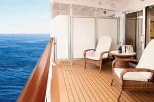 Concierge Suite balcony, Seven Seas Explorer, Regent Seven Seas
