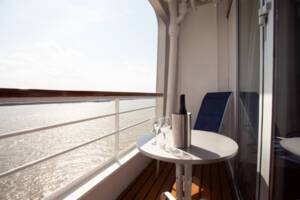 Balcony Cabin Balcony, Ambition, Ambassador Cruise Line
