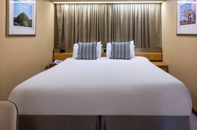 Large Inside Bedroom, Arcadia, P&O Cruises - Image based on an C152, configuration may differ