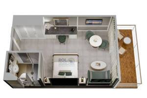 Penthouse Suite, Floor Plan, Insignia, Oceania Cruises