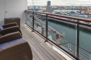 Queen Suite Balcony, Queen Mary 2, Cunard