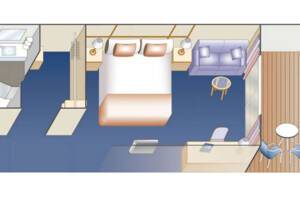 Deluxe Balcony Stateroom, Majestic Princess, Princess Cruises