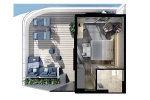 Emerald Azzurra Terrace Suite Floor Plan, Emerald Yacht
