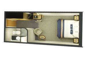 Britannia Inside Floor Plan, Queen Victoria, Cunard