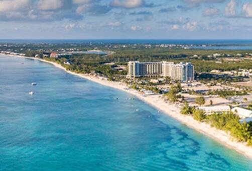 A panoramic view of the Cayman Islands