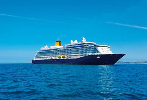 Spirit of Discovery at sea