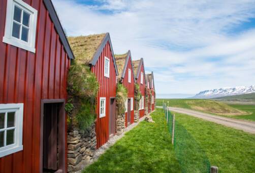 Old farm in Vopnafjordur, Iceland