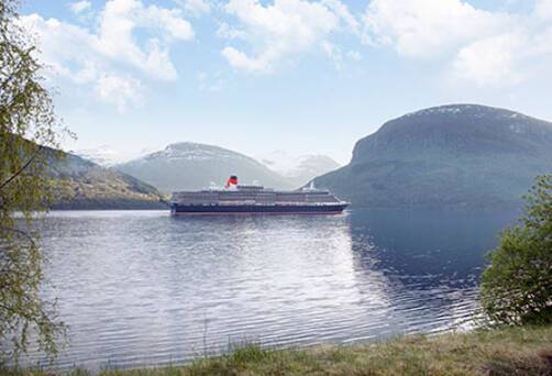 Queen Victoria in Invikfjord, Norway