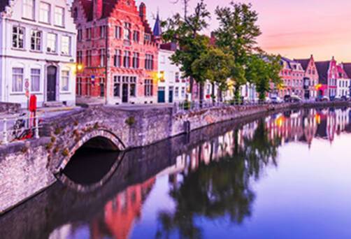 Blue hour in Bruges