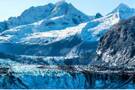 A panoramic view of Glacier Bay