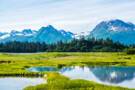 A glacier near Valdez in Alaska