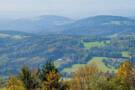 The view of Deggendorf from the Bavarian Forest