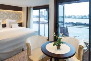 Deluxe Balcony Suite Bedroom (6), MS William Wordsworth, Riviera Travel