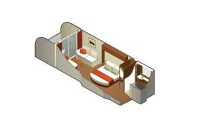 Veranda Stateroom Floor Plan on Celebrity Eclipse