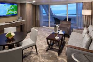 Club World Owners Suite Living Room on Azamara Journey